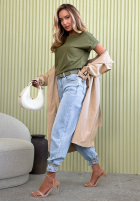 Hose Jeans balloon z paskiem Freya Blau