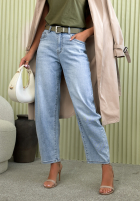 Hose Jeans balloon z paskiem Freya Blau