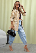 Lekka Jacke partka z kapturem Look Beyond Beige