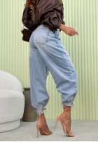 Hose Jeans z przetarciami Abby Blau