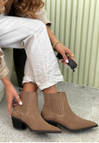 zamszowe Stiefeletten The Small Steps Beige