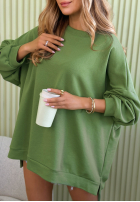 Sweatshirt oversize Active Queens Ecru