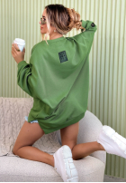 Sweatshirt oversize Active Queens Ecru