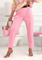 Material Hose Chinohose masełko Charm City Puderrosa