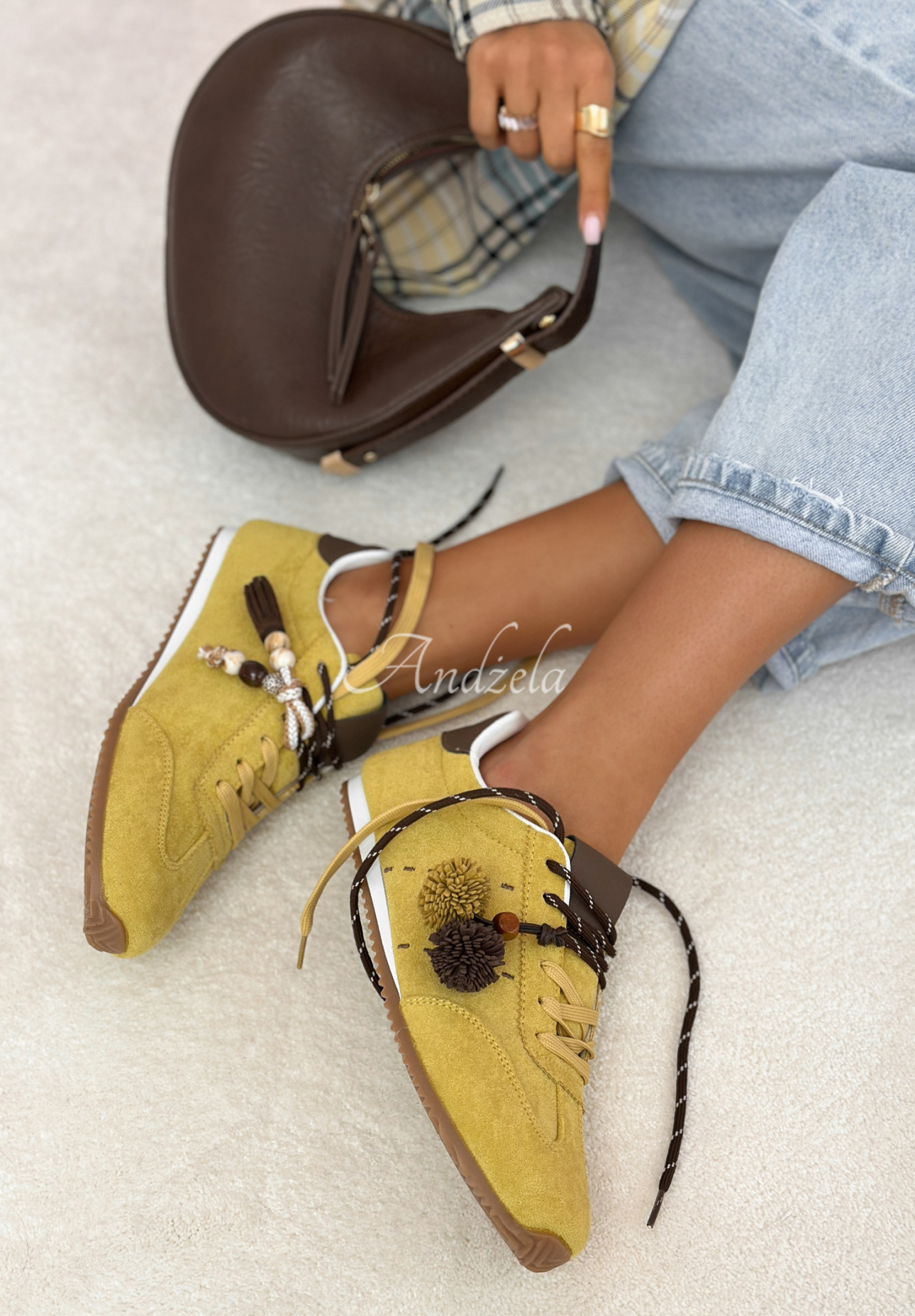 Wildleder Sneakers Emery Pistaziengrün