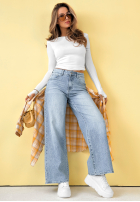 Hose Jeans mom fit Anytime Now Blau