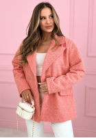 Długi Mantel kożuszek Holding On To You Rosa