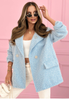 Długi Mantel kożuszek Holding On To You Rosa