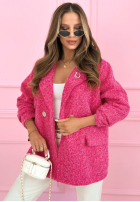 Długi Mantel kożuszek Holding On To You Rosa