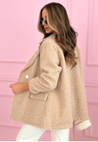 Długi Mantel kożuszek Holding On To You Rosa