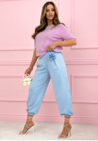 Leicht Pullover na krótki rękaw Better With You Beige