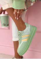 zamszowe Sportschuhe Kennedy Grün