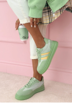 zamszowe Sportschuhe Kennedy Grün