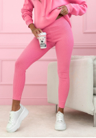 Sweat Set Sweatshirt z kapturem i Leggings Hot Duo Rosa