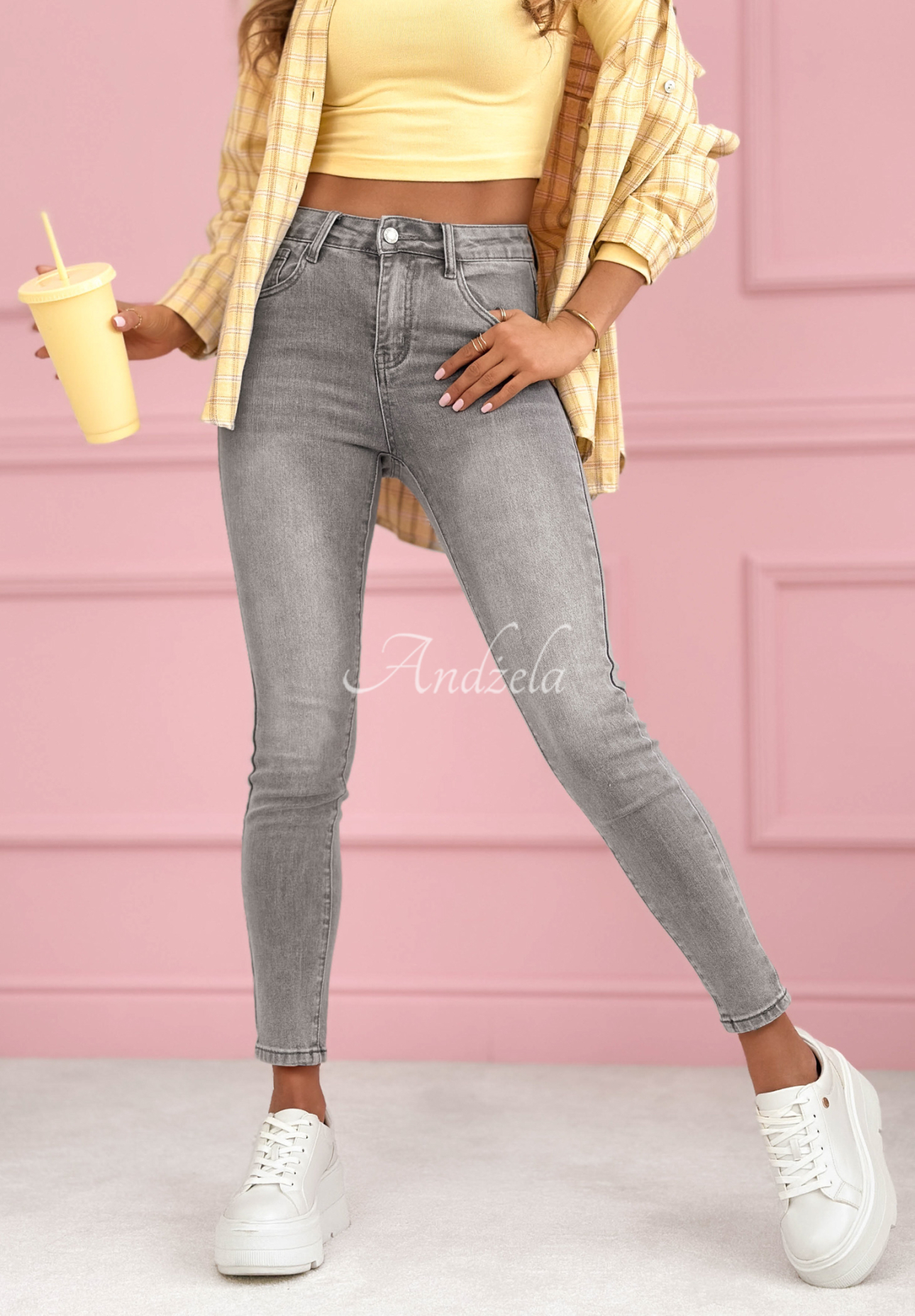 To Get Started light gray skinny jeans