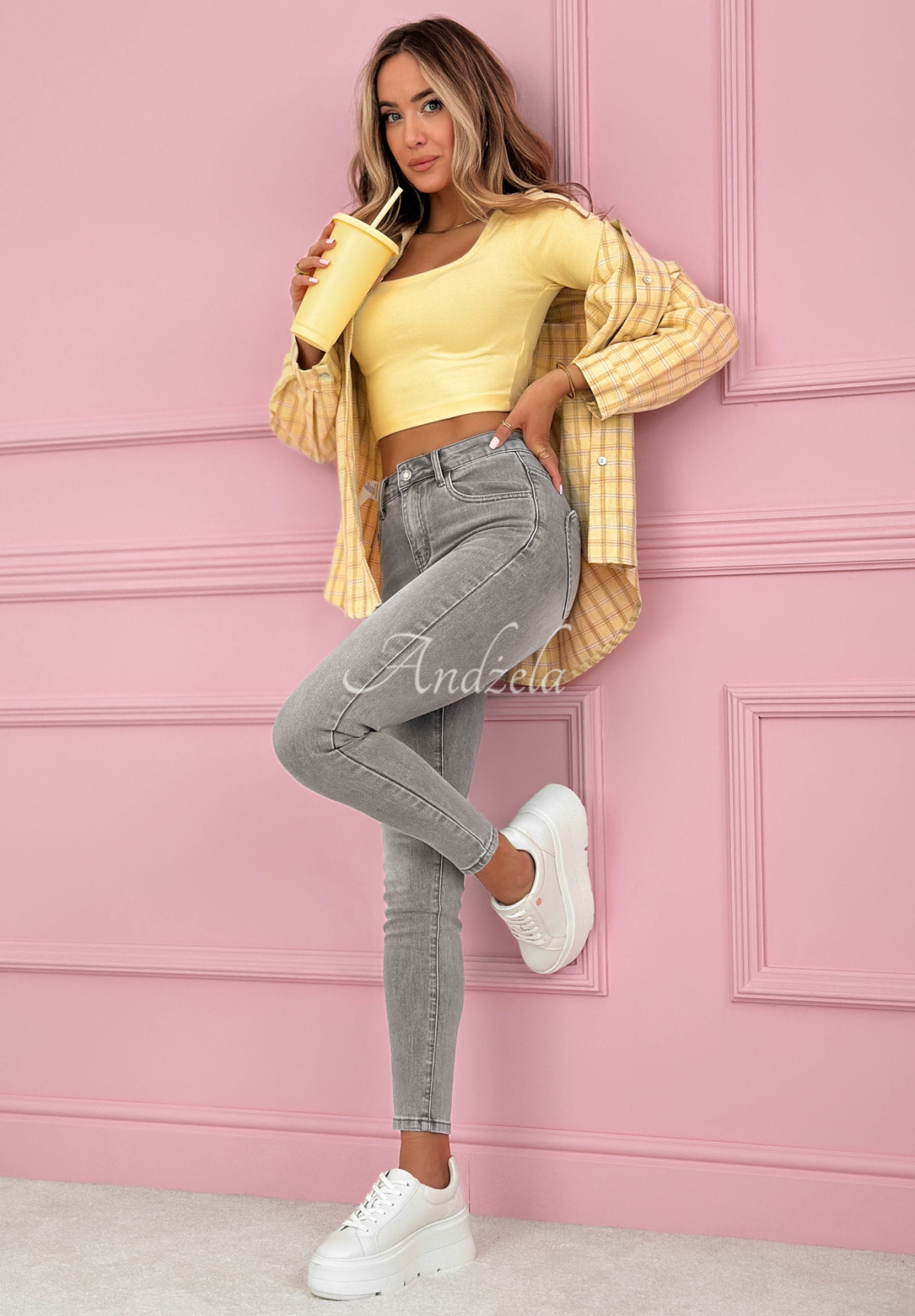 To Get Started light gray skinny jeans