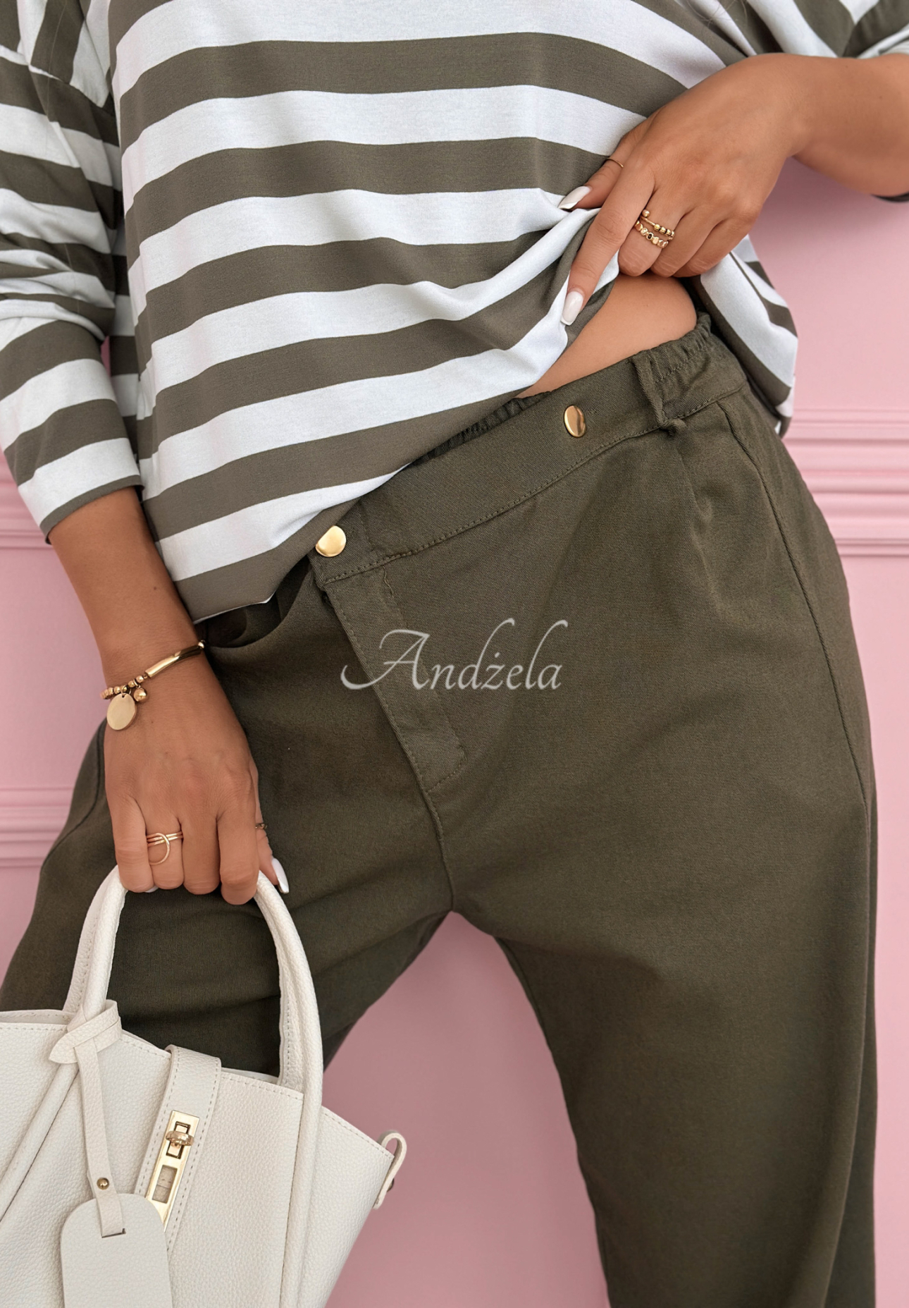 Hose carrot Spring Will Come Khaki