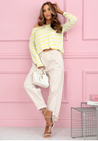 Marchewkowe Hose Spring Will Come Beige