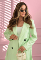 Długi Mantel z kołnierzem We Both Know Rosa