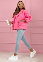 Krótki Mantel z kieszeniami Yumi Gelb