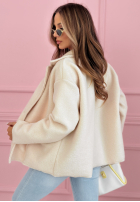 Krótki Mantel z kieszeniami Yumi Gelb