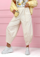 Material Hose z kieszeniami i ściągaczami Only Sunny Days Gelb