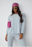 Bawełniana Bluse Nicole Ecru