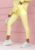Wiskozowe Hose The Spring Begins Gelb