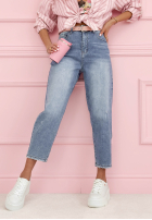 Spodnie jeansowe mom fit Biggest Adventure niebieskie