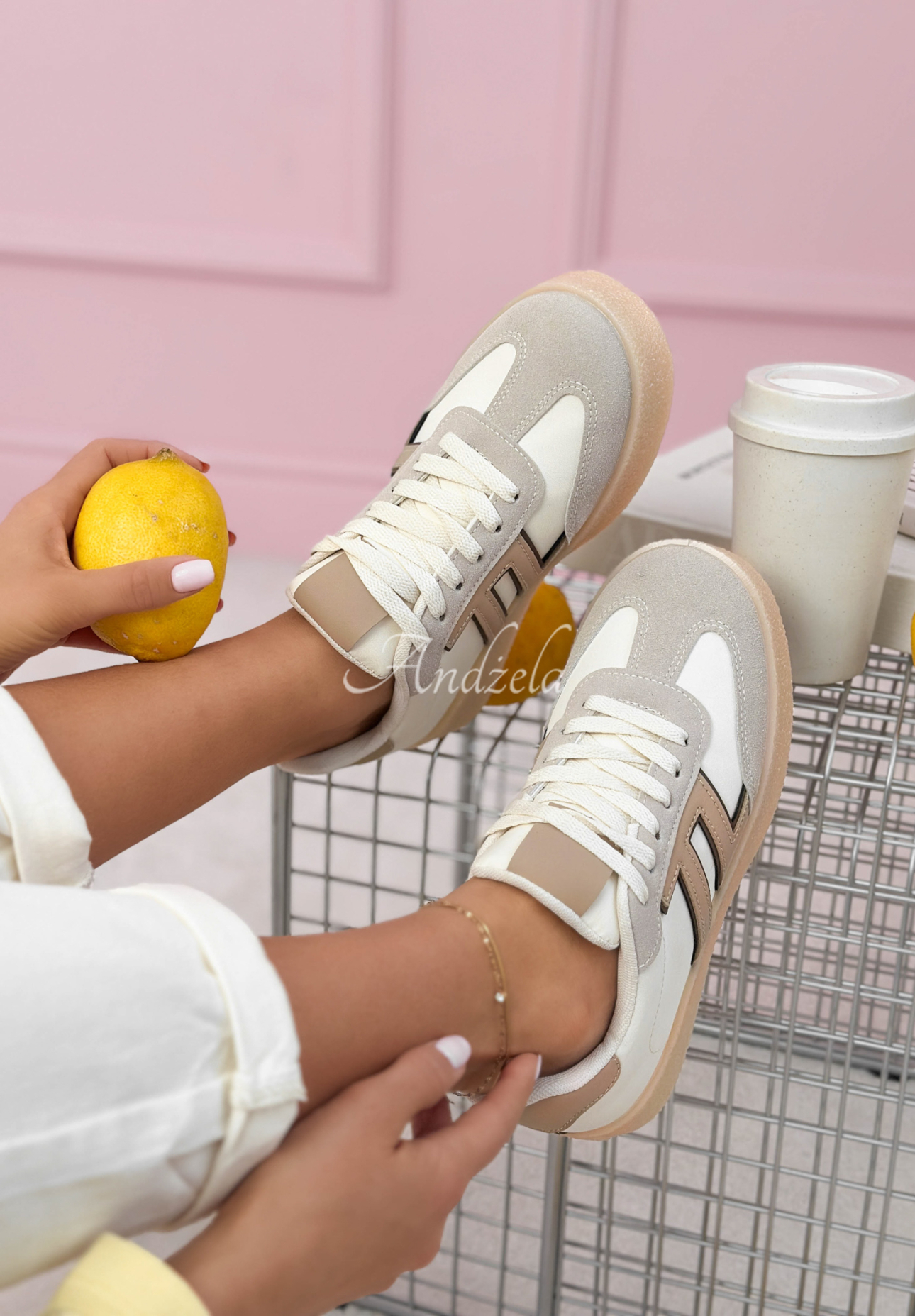 Sneaker Gotta Keep Going Beige