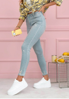Hose Jeans skinny z przetarciami Evelisse Blau