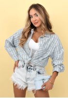 Bawełniana Hemd w kratę Golden Sunshine Gelb