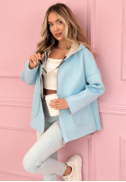 Mantel Sweatshirt z kapturem Madeline Puderrosa