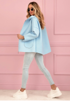 Mantel Sweatshirt z kapturem Madeline Puderrosa