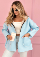 Mantel Sweatshirt z kapturem Madeline Puderrosa