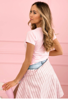 T-Shirt z misiem Noisy Teddy Gelb