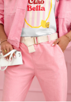 Sztruksowe Hose Fooling Yourself Rosa