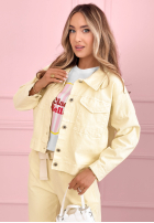 Sztruksowa Jacke Fooling Yourself Rosa