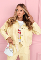 Sztruksowa Jacke Fooling Yourself Rosa