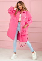 Mantel z kieszeniami Kaori Beige