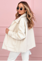 Krótka Jacke sherpa kożuszek Azalea Fuchsia