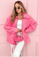 Krótka Jacke sherpa kożuszek Azalea Fuchsia