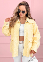 Krótka Jacke sherpa kożuszek Azalea Fuchsia