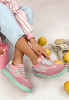 Sportschuhe Flexi Feet błękitno-Rosa