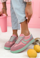 Sportschuhe Flexi Feet błękitno-Rosa