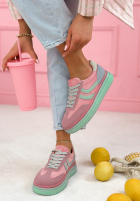 Sportschuhe Flexi Feet błękitno-Rosa