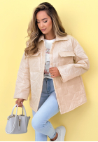 Pikowana Jacke z kołnierzem i kieszeniami Sunflower Himmelblau