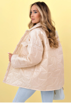 Pikowana Jacke z kołnierzem i kieszeniami Sunflower Himmelblau