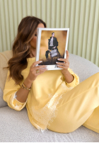 Sweat Set z koronką Lace Trace Gelb