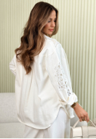Hemd z koronką Eleanor Ecru